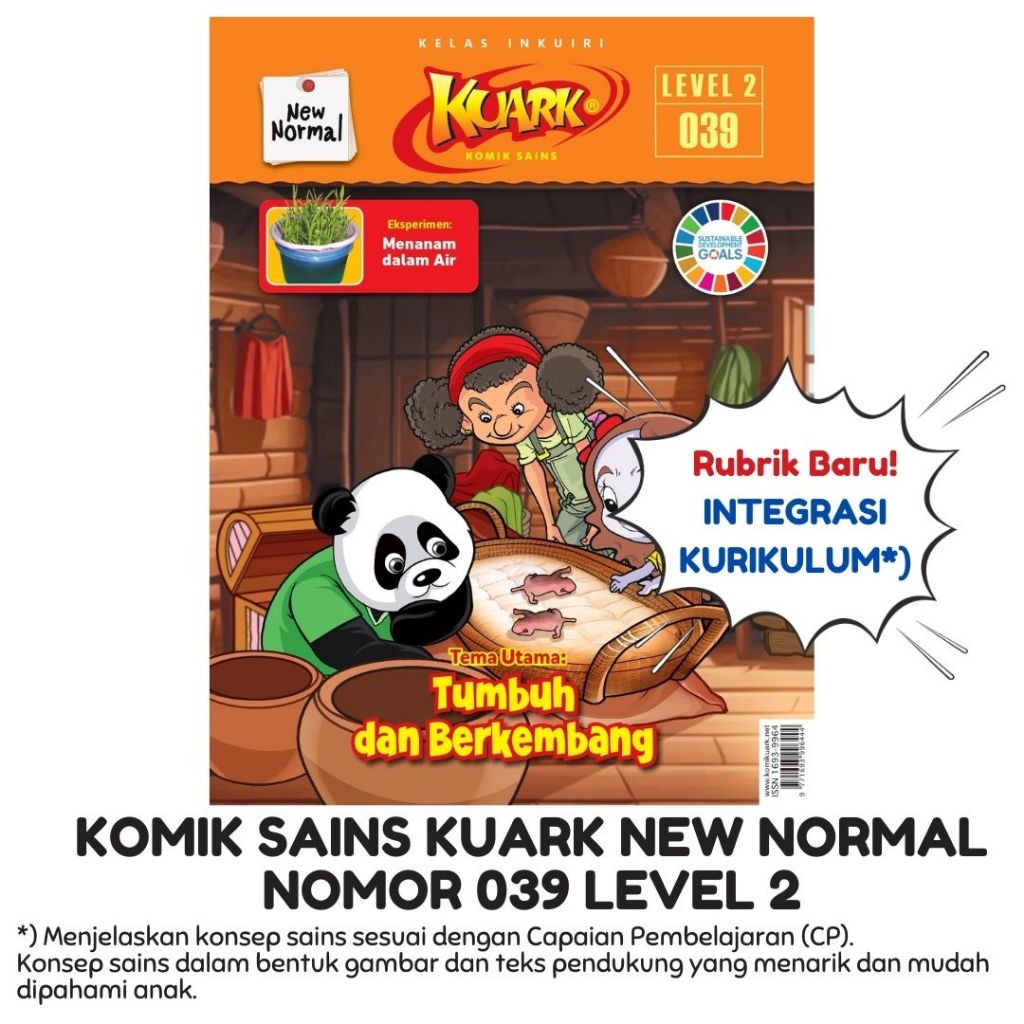 Jual Kuark Komik Sains Level Ii Nomor New Normal Materi Osk