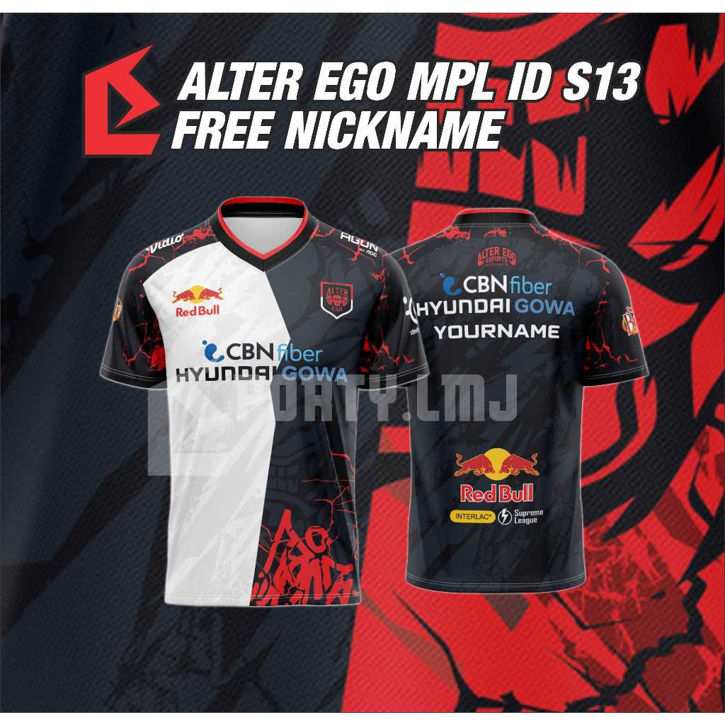 Jual JERSEY KAOS ALTER EGO ESPORT MPL ID S13 2024 FREE NICKNAME