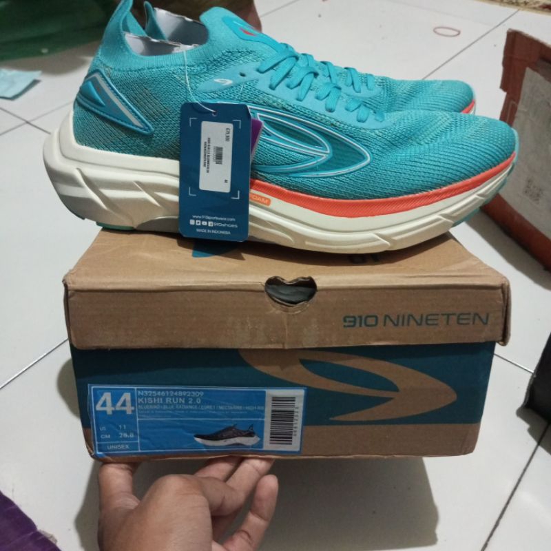 Jual Sepatu Running 910 Kishi Run 2 0 Uk 44 28 8cm Shopee Indonesia