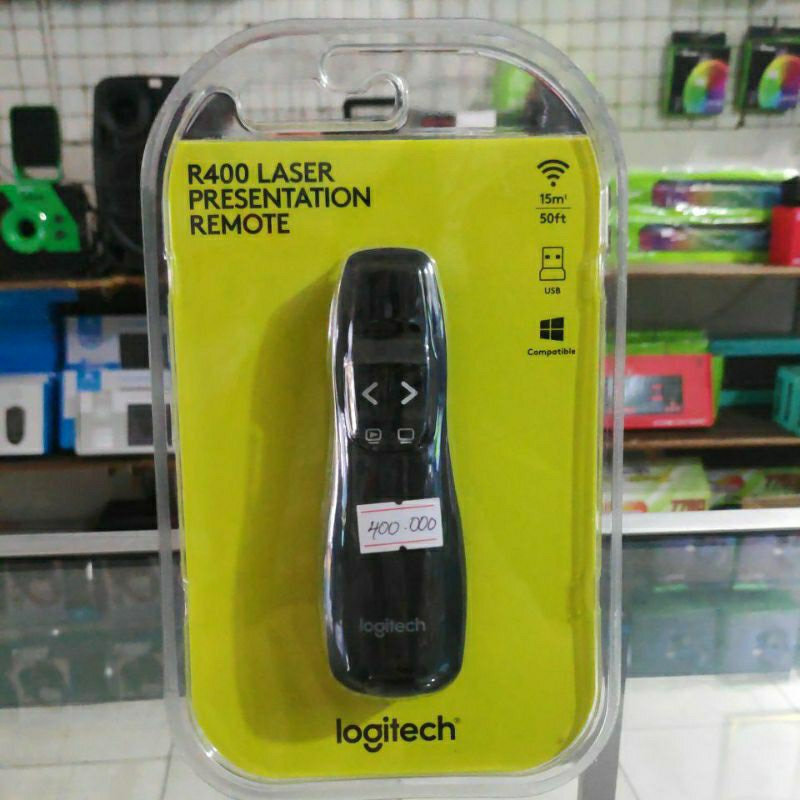 Jual Presentation Remote R400 Laser Logitech Shopee Indonesia