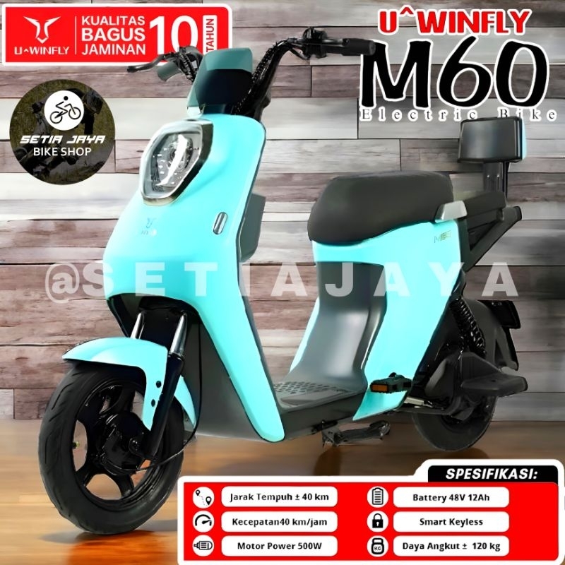 Jual Sepeda Listrik E Bike Uwinfly M V Ah Watt New Series