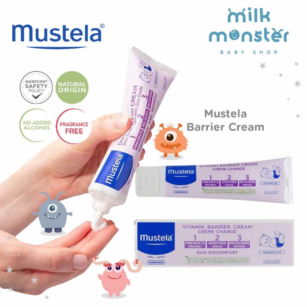 Jual Mustela Barrier Cream Krim Ruam Popok Shopee Indonesia