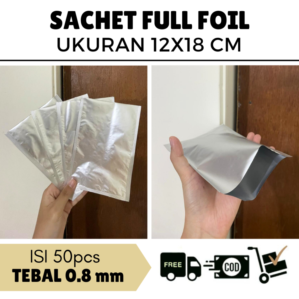 Jual Kemasan Foil X Cm Isi Pcs Praktis Kemasan Bubuk Saset