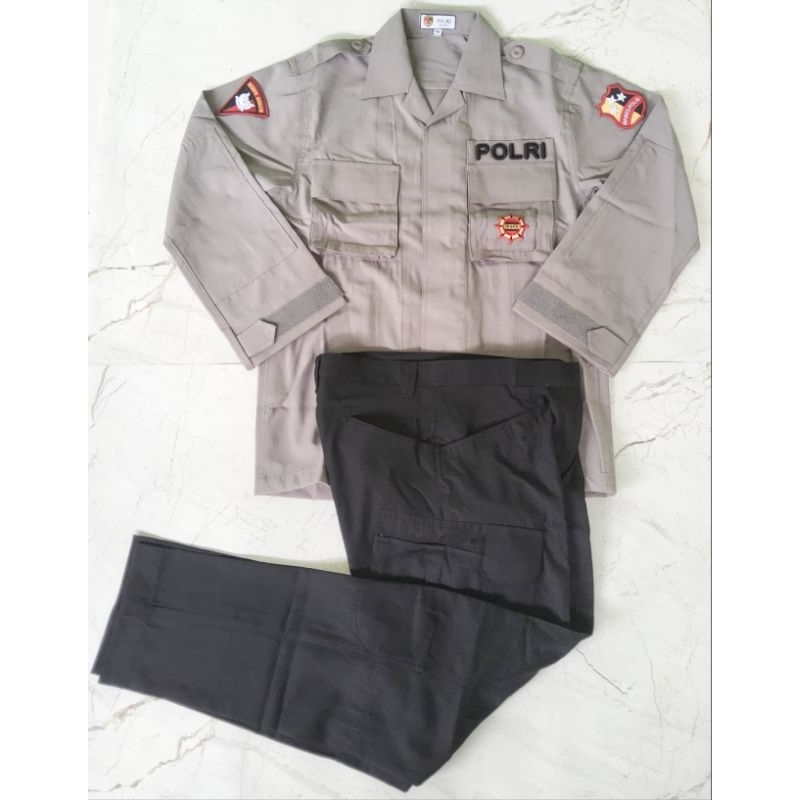 Jual Seragam Pdl Tactical Coklat Brimob Jatah Halus Sragam