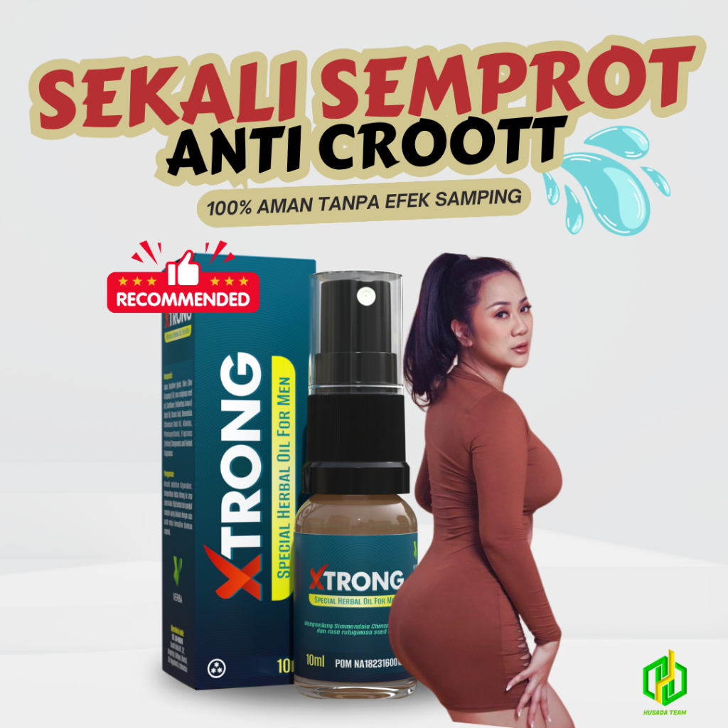 Jual Xtrong Spray Herbal Atasi Edi Ampuh Aman Obat Kuat Pria Tahan Lama