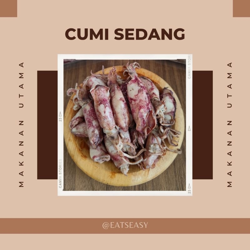 Jual Ikan Asin Cumi Rebus Sotong Rebus Ukuran Sedang Kg Shopee