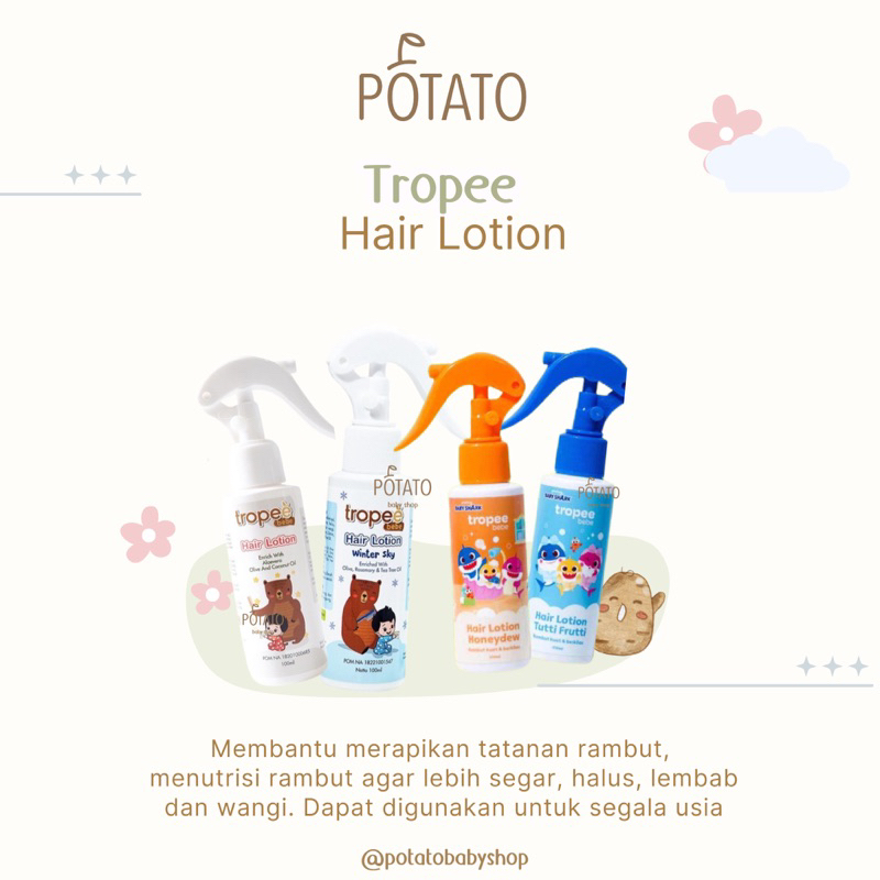 Jual Tropee Hair Lotion Rambut Original Winter Sky Baby Shark