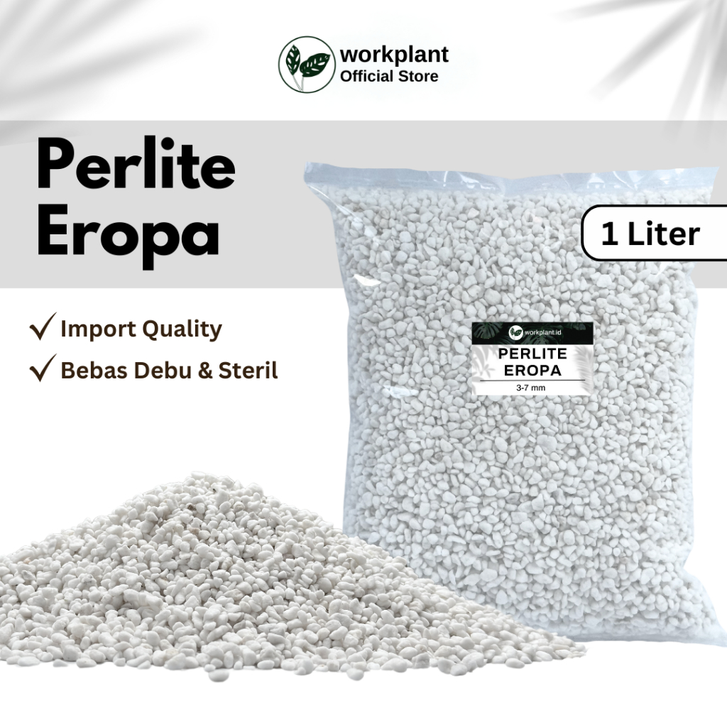 Jual Workplant Perlite Eropa Mm Liter Media Tanam Porous Untuk