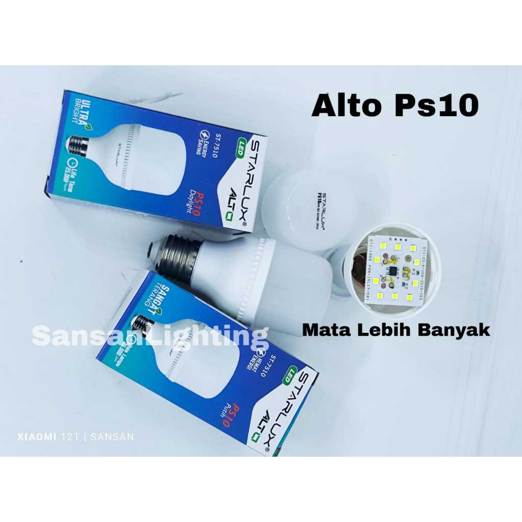 Jual LAMPU LED TABUNG 10 ALTO STARLUX PUTIH SUPER TERANG HARGA PROMO