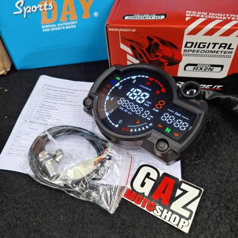 Jual Speedometer Digital Koso Rx N Gen By Ride It Spido Spidometer