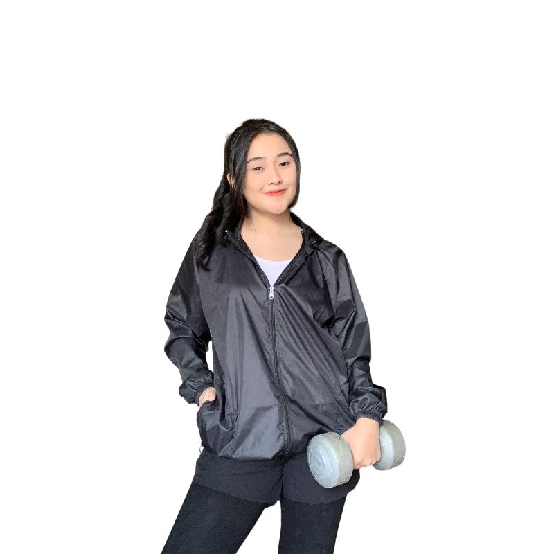 Jual Jaket Running Sauna Suit Parasut Olahraga Running Jogging