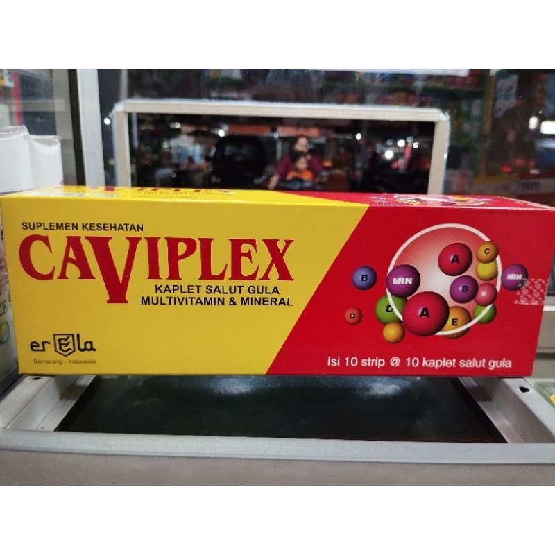 Jual Caviplex Box Isi Kaplet Multivitamin Dan Mineral Shopee