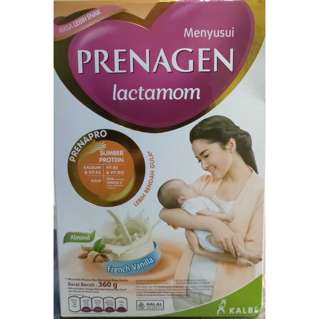 Jual Prenagen Lactamom Susu Ibu Menyusui Gram Rasa Vanilla Coklat