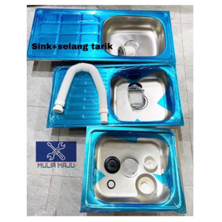 Jual Bak Cuci Piring Stainless Cm Cm Cm Paket Murah Lengkap