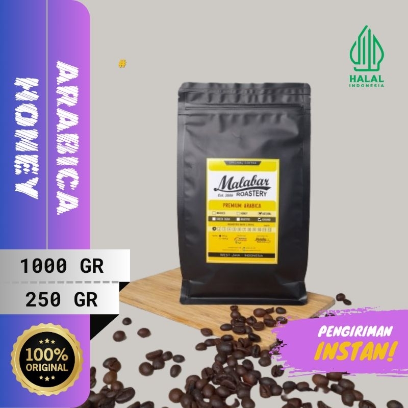 Jual Kopi Arabica Honey MARO 250 Gr 1000 Gr Roasted Ground