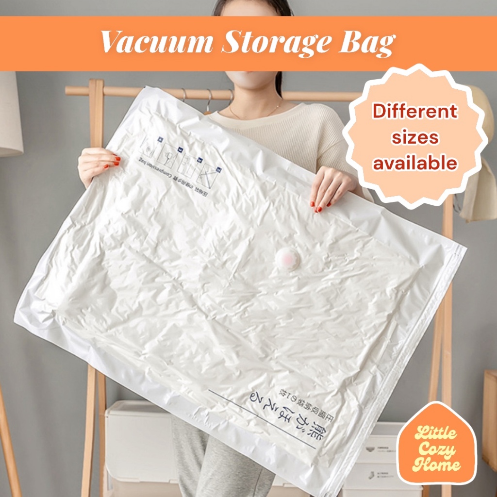 Jual Vacuum Storage Bag Kantong Pakaian Plastik Vacum Bag Travel