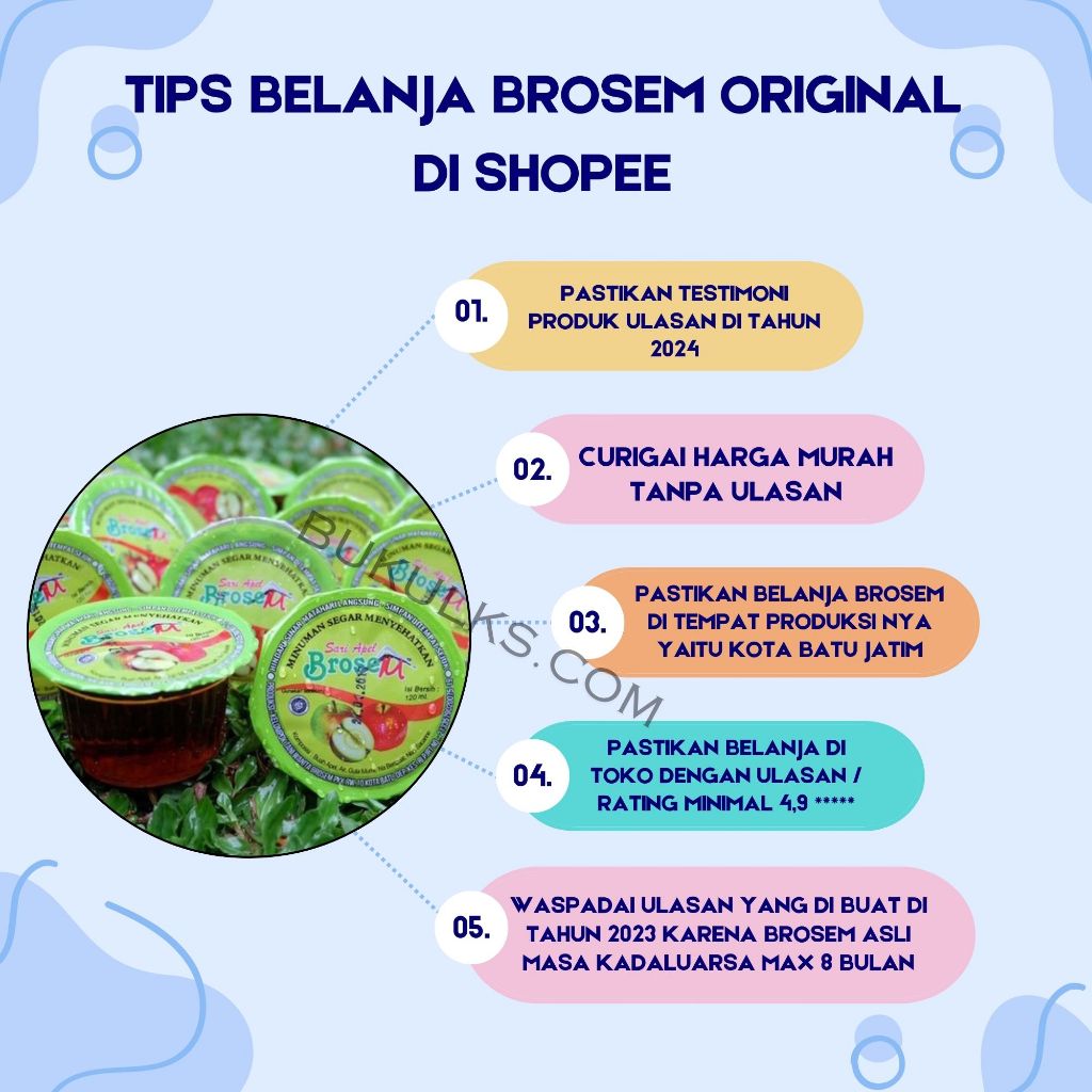 Jual Sari Apel Brosem Khas Kota Batu Malang Isi 32 Original Oleh Oleh