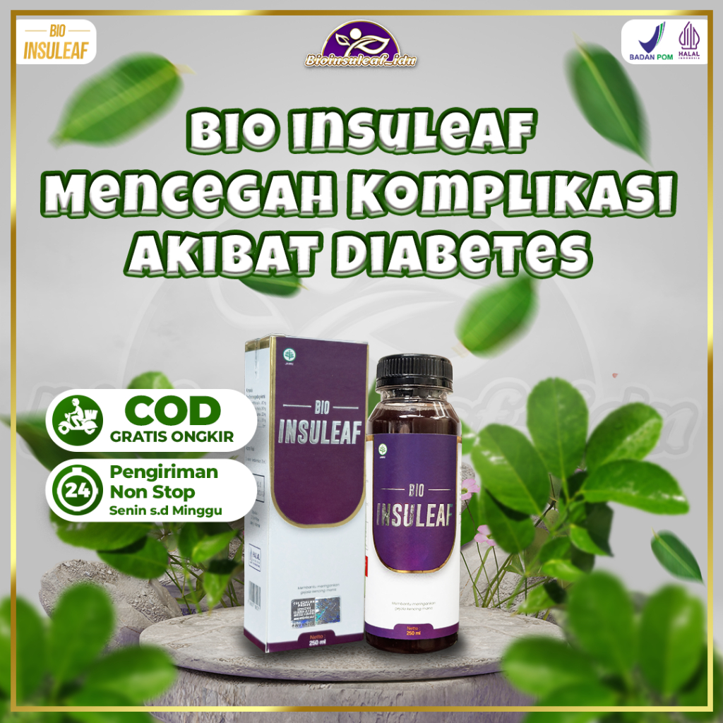 Jual Bio Insuleaf Herbal Alami Mencegah Komplikasi Akibat Diabetes