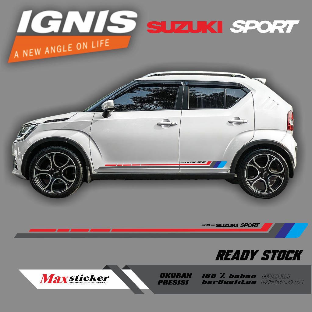 Jual Sticker Mobil Suzuki Ignis Model Terbaru Sticker List Body Suzuki