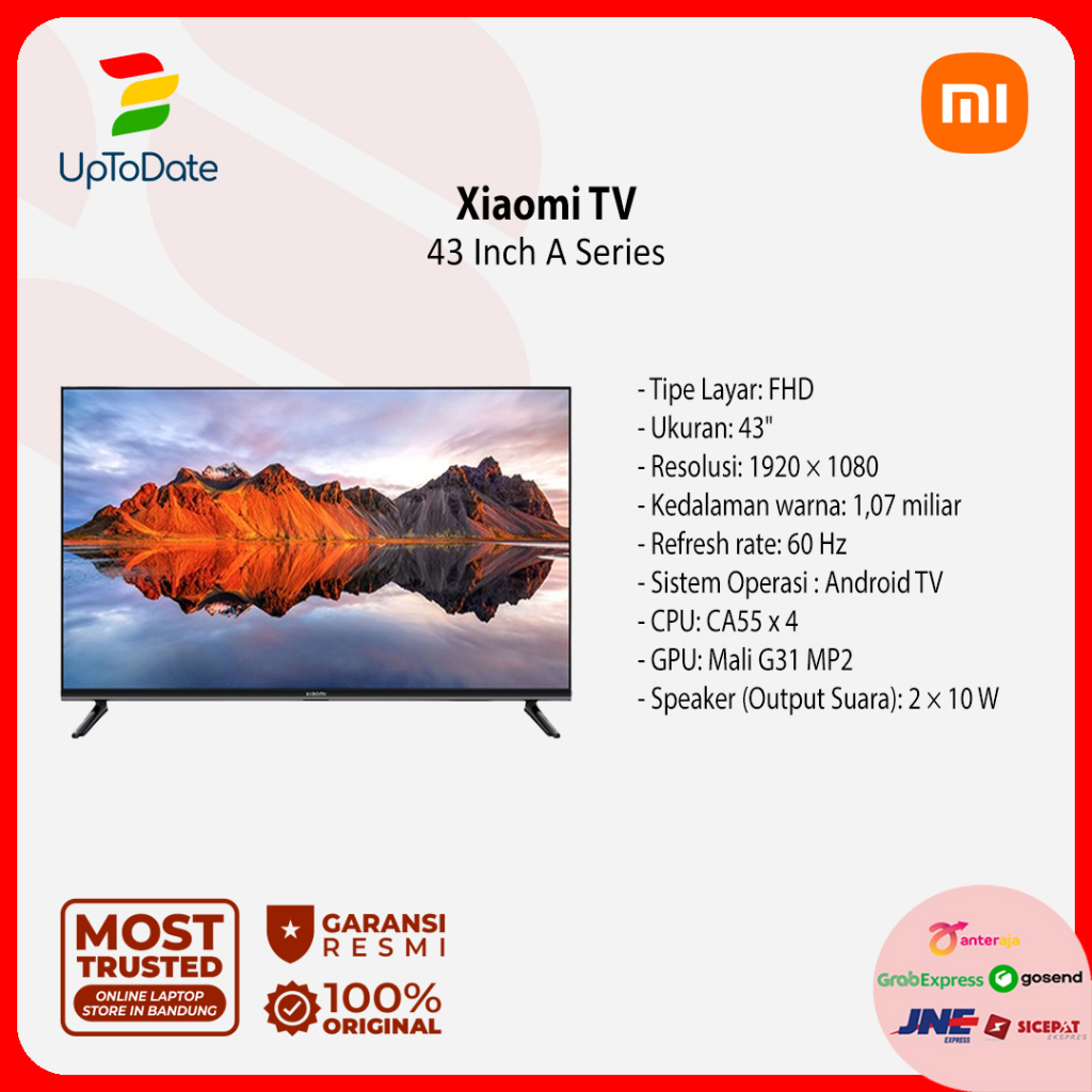 Jual Xiaomi TV A Series 43 Inch FHD 60Hz Google TV Shopee Indonesia