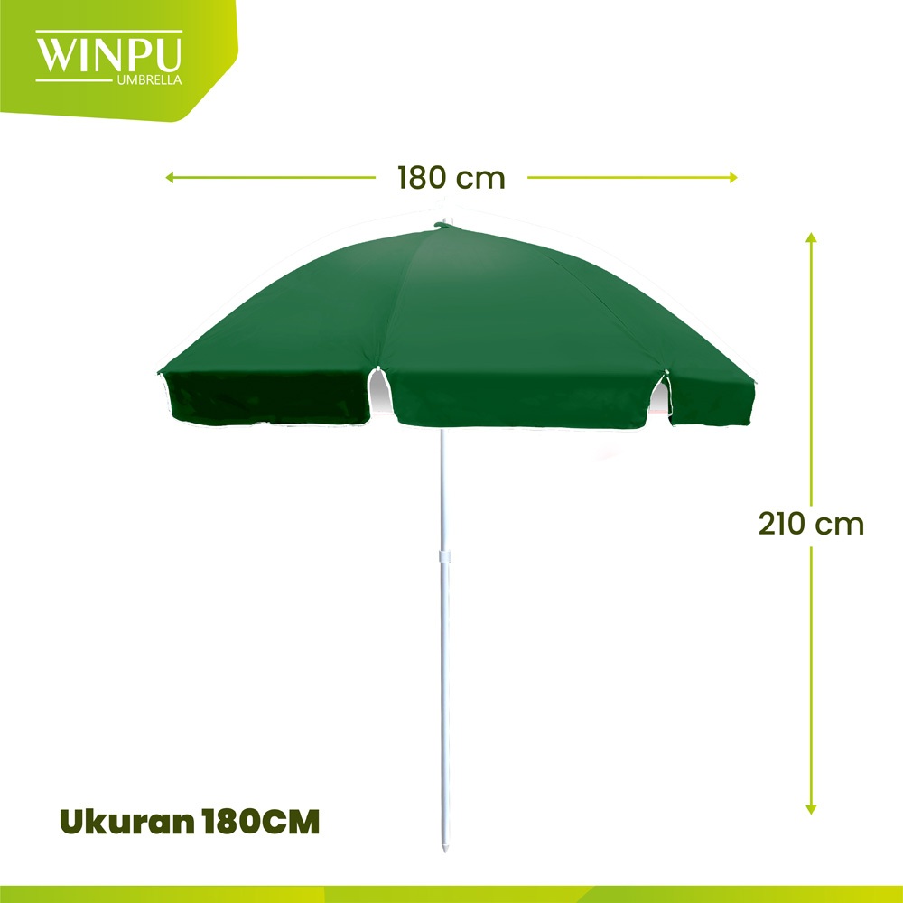 Jual WINPU Payung Tenda Jualan Besar Ukuran Standar 180Cm 215Cm