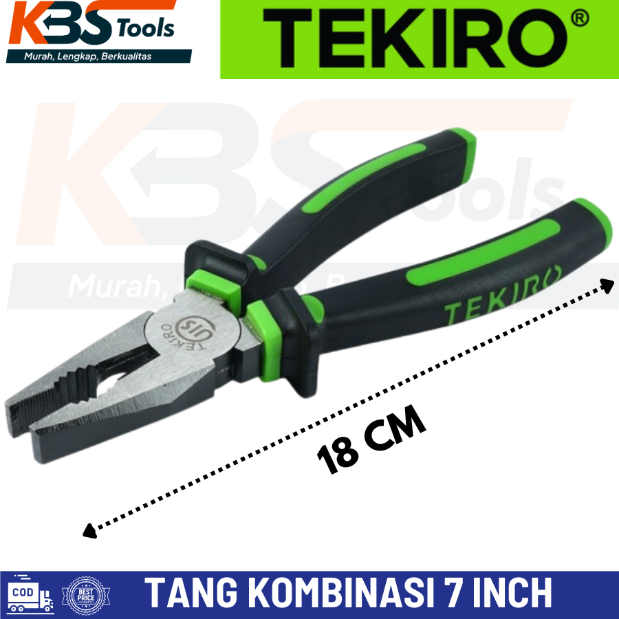 Jual Tekiro Tang Kombinasi 7 Inch TEKIRO Linesman Mini Pliers 7