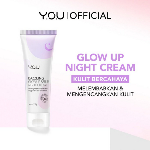 Jual YOU Dazzling Glow Up Night Cream 18g Shopee Indonesia