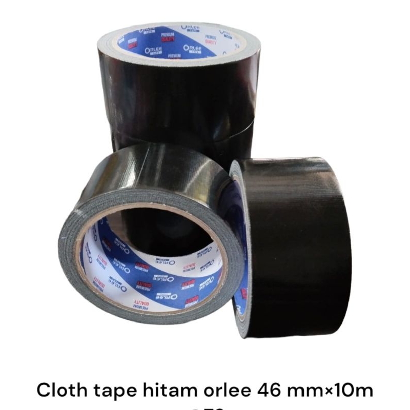 Jual Cloth Tape Lakban Hitam Inch Yard Pcs Shopee Indonesia