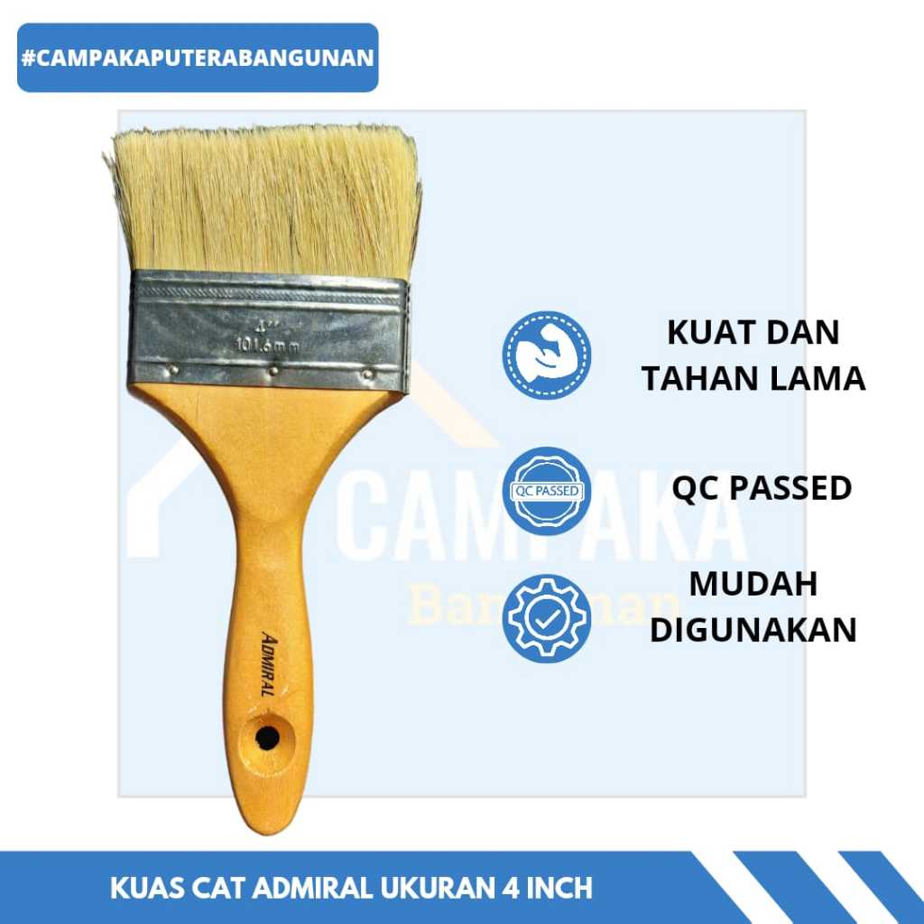 Jual Jual Kuas Admiral Inch Kuas Cat Kayu Kuas Cat Tembok