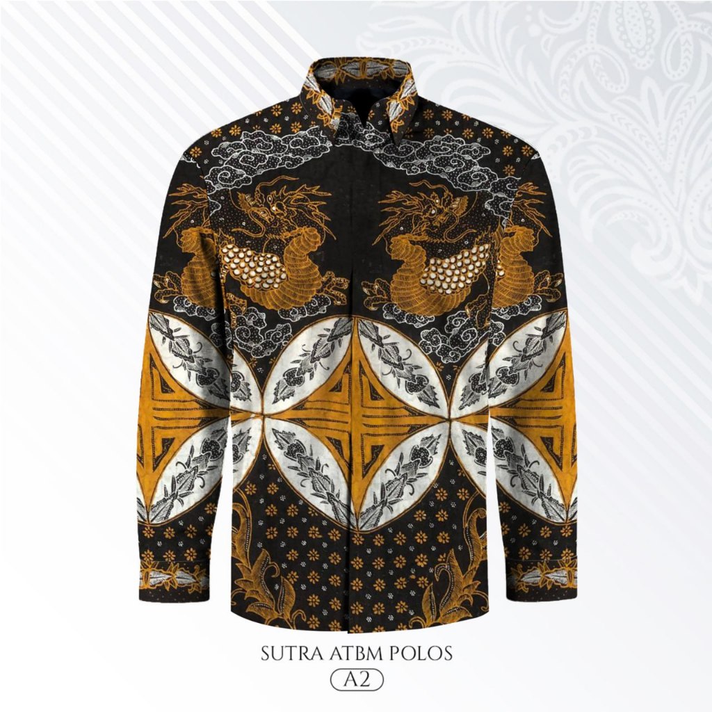 Jual Kain Batik Tulis Sutra ATBM Baron Kemeja Batik Pria Tanmalaka751