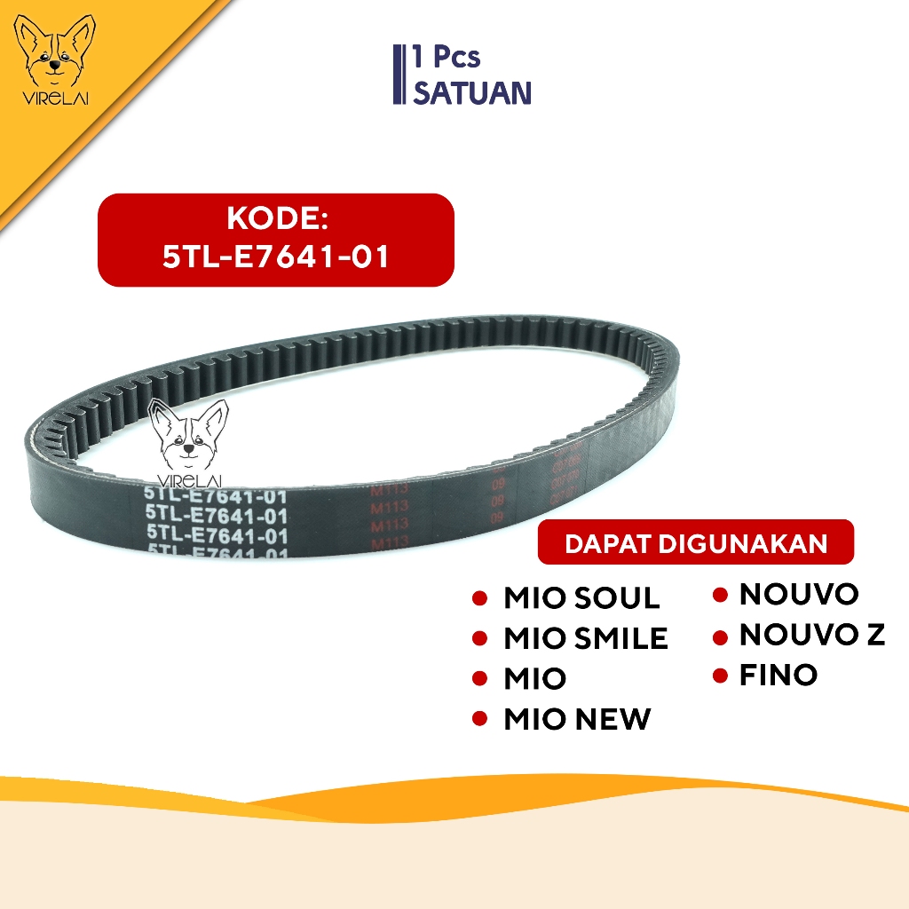 Jual Vanbelt V Belt Fanbelt Mio Fino Nouvo Mio Soul Tali Kipas