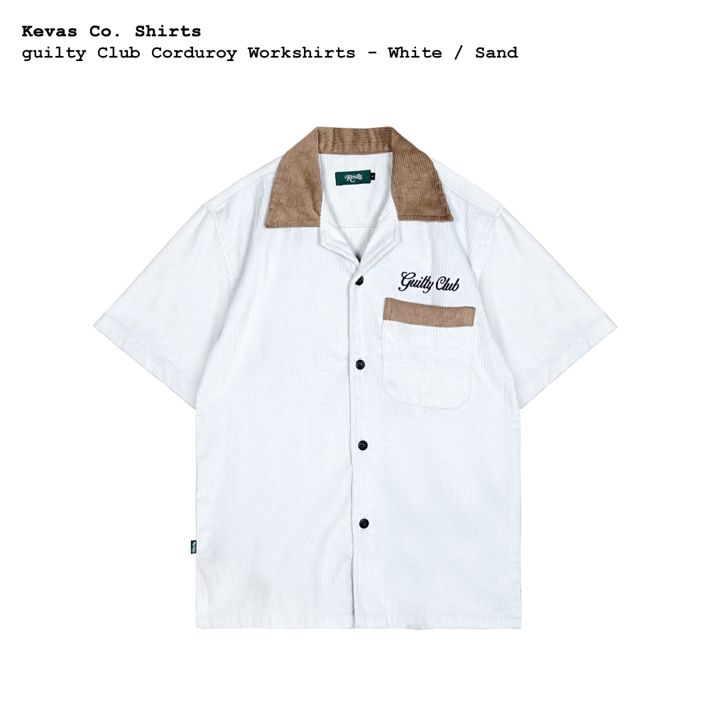 Jual Kevas Guilty Corduroy Bowling Shirts Shopee Indonesia