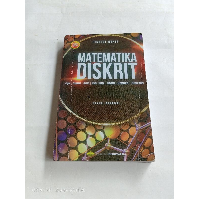 Jual Buku Matematika Diskrit Revisi Keenam Rinaldi Munir Shopee Indonesia