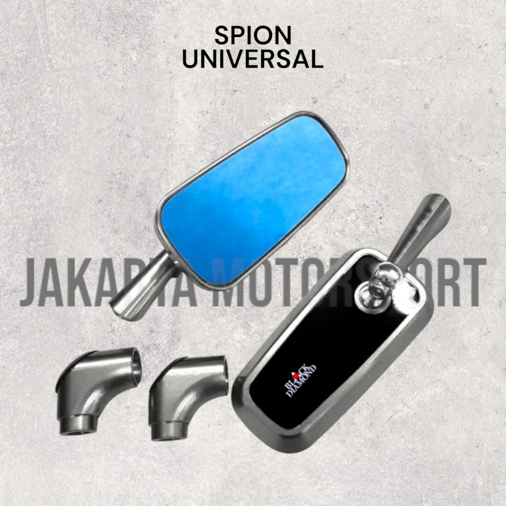 Jual Kaca Spion Motor Model H2C X1R Vietnam Black Diamond Kaca Biru