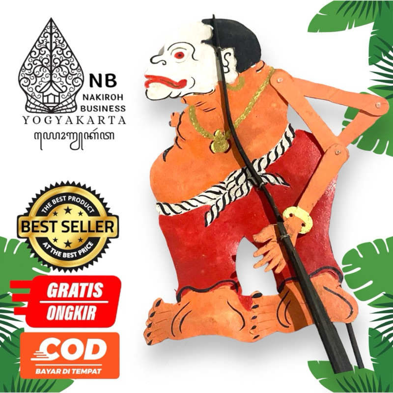 Jual Wayang Kulit Asli Bagong Ki Seno Mini Cm Shopee Indonesia