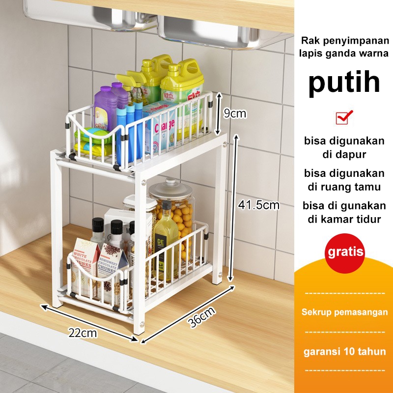 Jual Rak Dapur Bawah Wastafel Rak Kabinet Dapur Kitchen Rack Rak Lemari