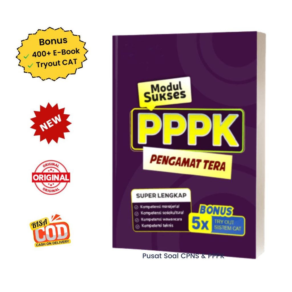 Jual Buku PPPK Pengamat Tera 2024 Buku P3K Pengamat Tera 2024 Best