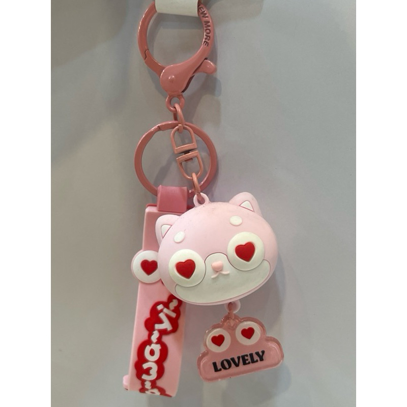 Jual Cod Bali Miniso Big Eye Kitten Keychain Gantungan Kunci Miniso