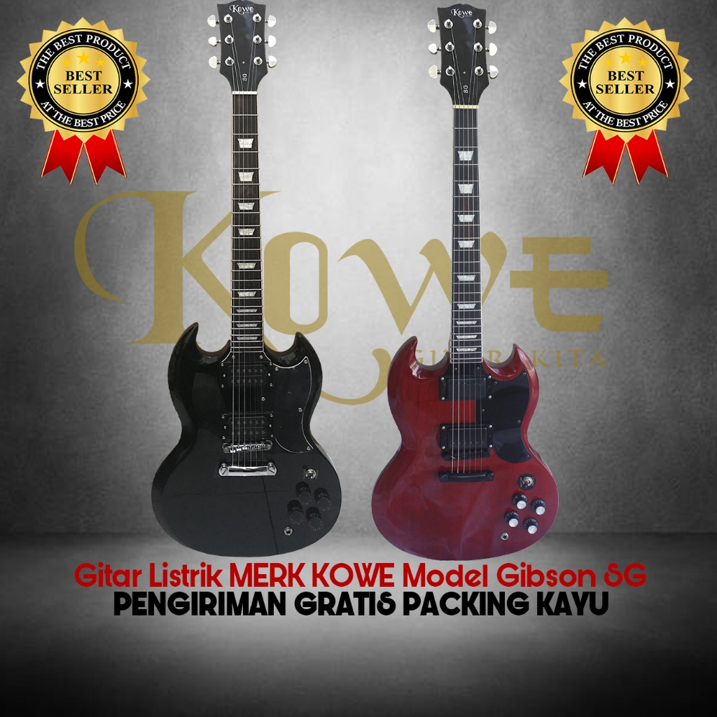 Jual Gitar Elektrik Merk Kowe Seri Sg Original Shopee Indonesia