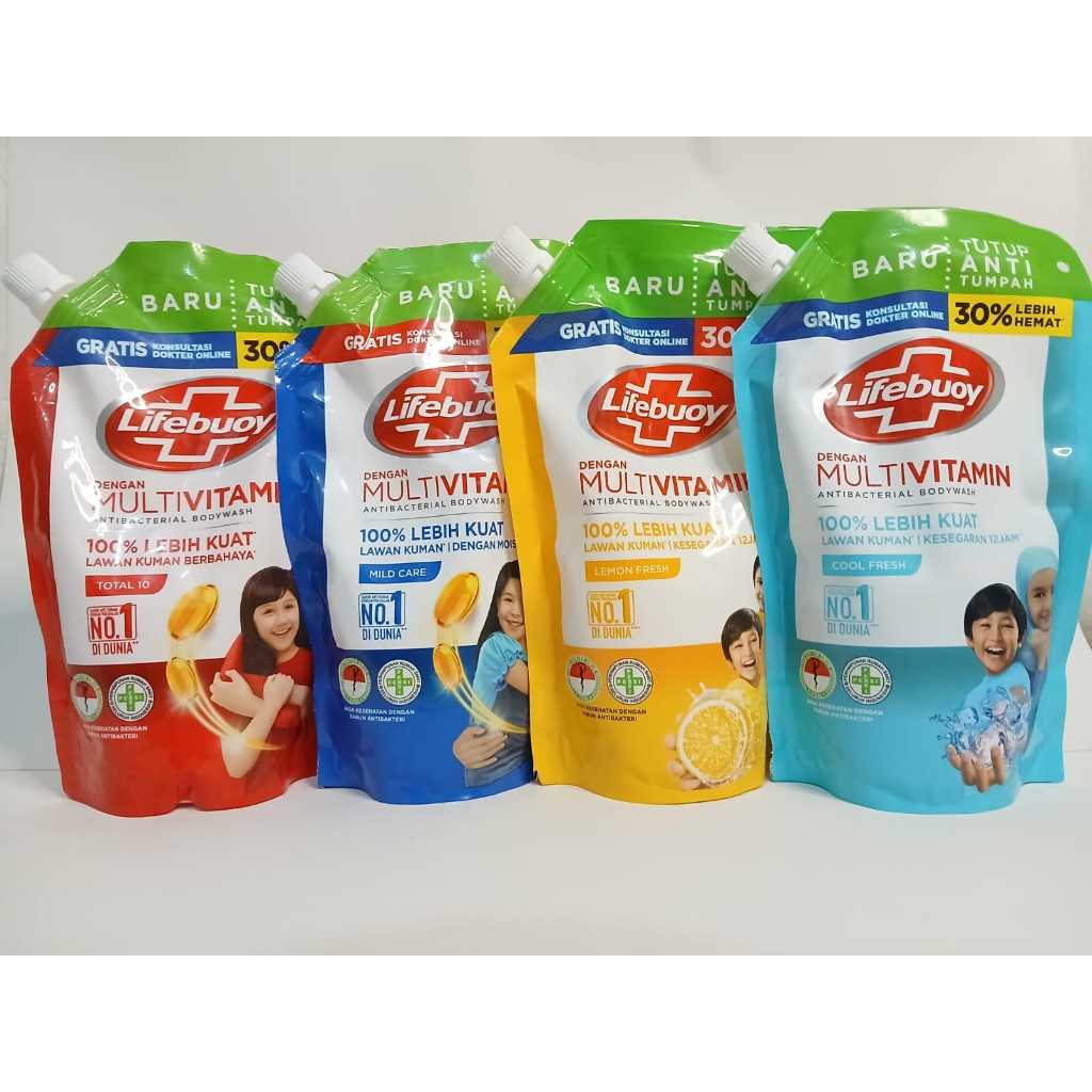 Jual Lifebuoy Body Wash Refill Ml Total Ml Mild Care Ml