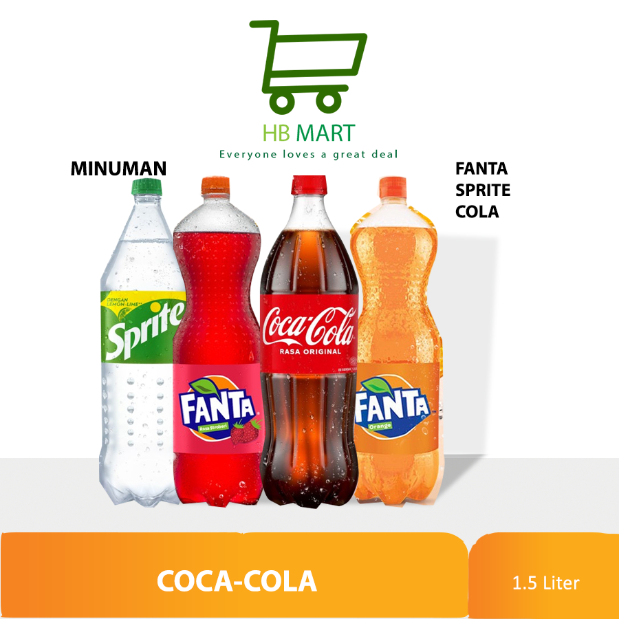 Jual Khusus Ojol Fanta Coca Cola Original Sprite Botol Liter