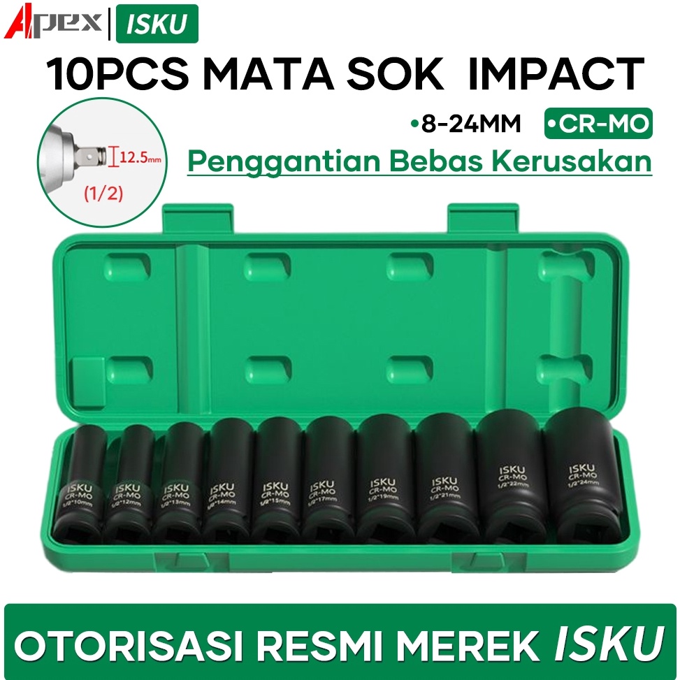 Jual Tidak Diragukan ISKU Mata Sok Impact Full Set 1pcs 12 Inchmata