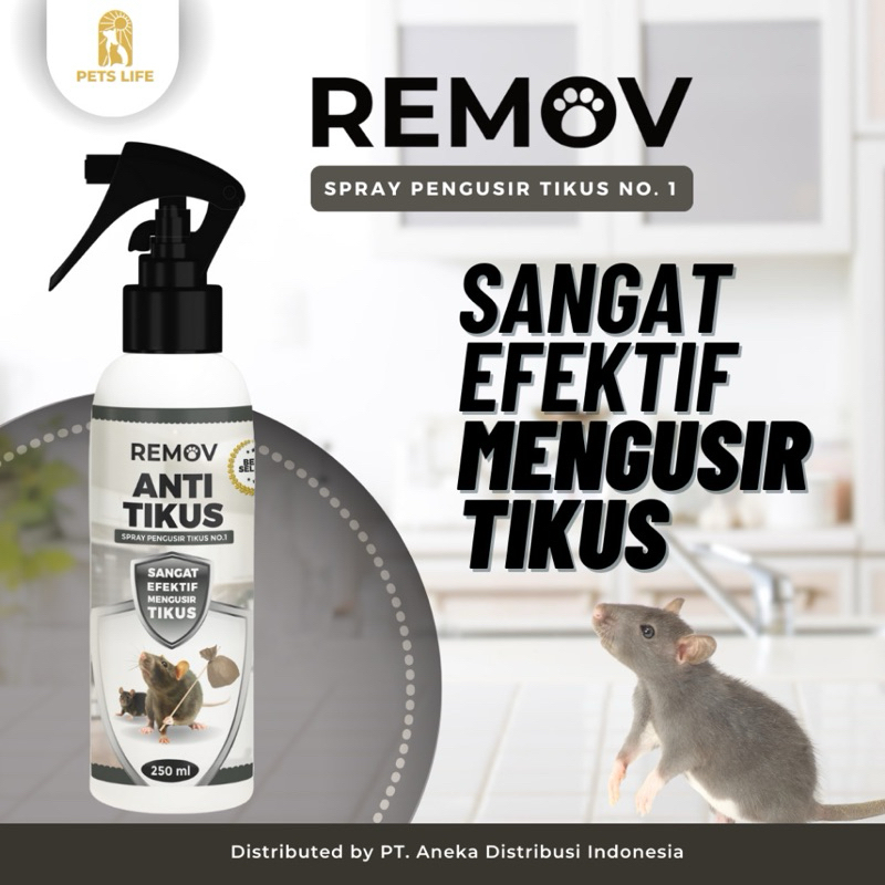 Jual REMOV SPRAY PENGUSIR TIKUS PEMBASMI TIKUS Obat Pengusir Tikus