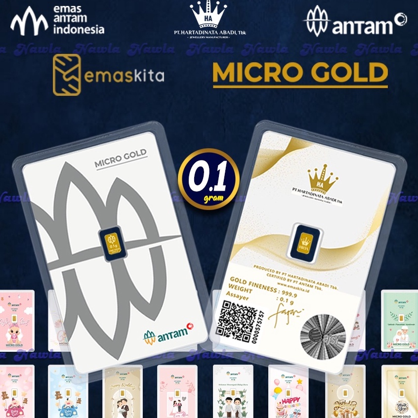 Jual Art L S Antam Gram Micro Gold Premium Emas Murni Karat