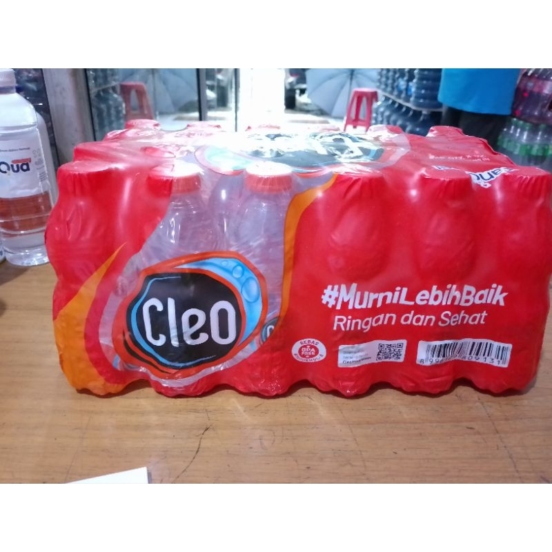 Jual Air Mineral Cleo Ml Pack Isi Botol Shopee Indonesia