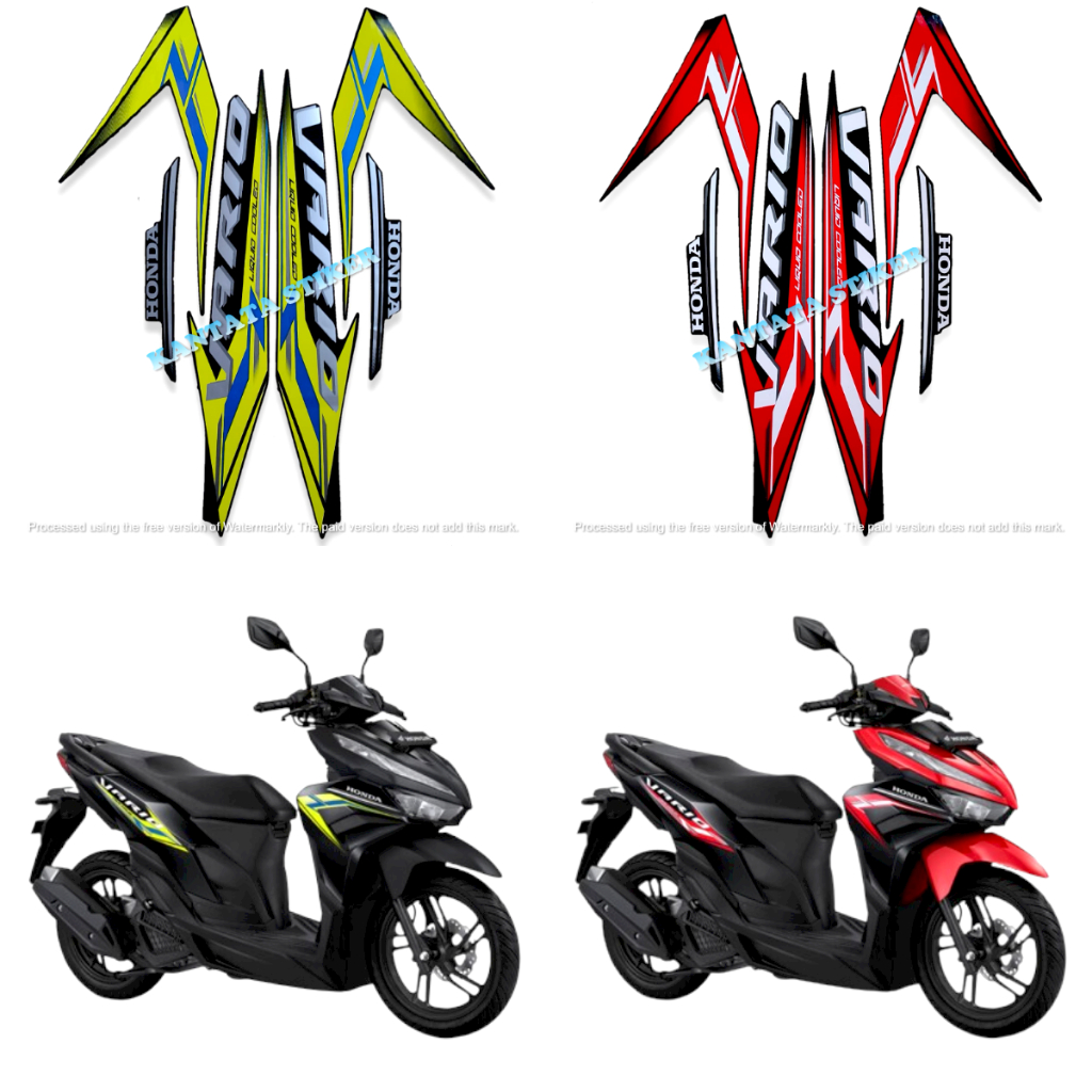 Jual Stiker Striping Lis Les Body Motor Honda Vario Standar