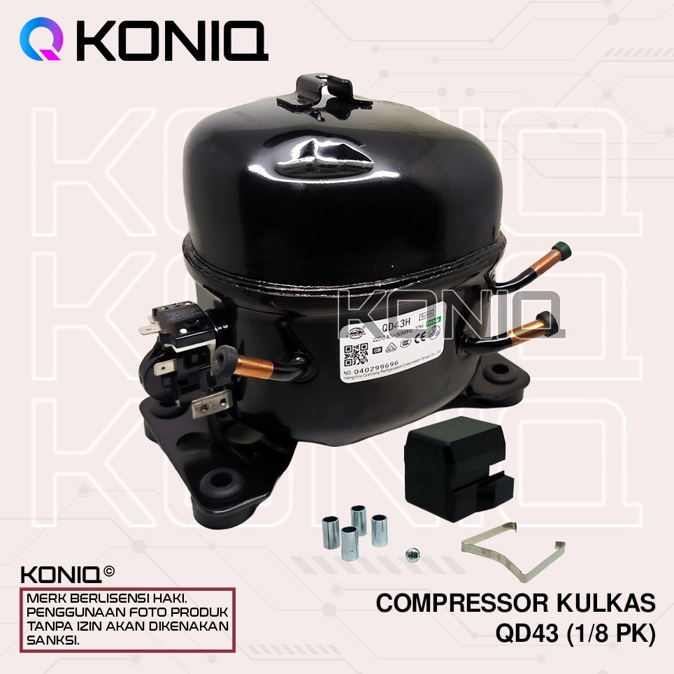 Jual Compressor Kompresor Kulkas Pintu Type Qd Pk Shopee