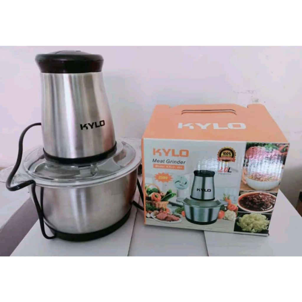 Jual Blender Daging Stainless Kylo Blender Chopper Stainless 2 Liter