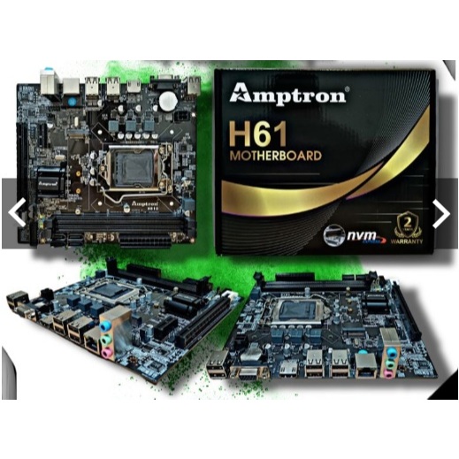 Jual Motherboard Amptron H61 M 2 Nvme LGA 1155 Processor Support Gen 2