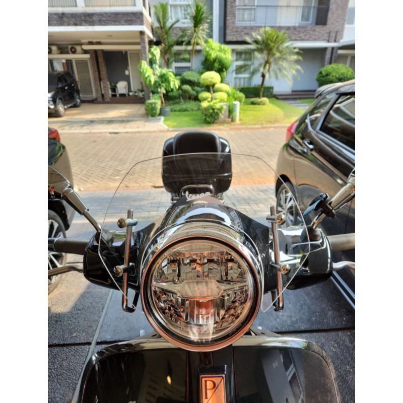 Jual Aksesoris Windshield Tebeng Angin Ukuran Mini Buat Vespa